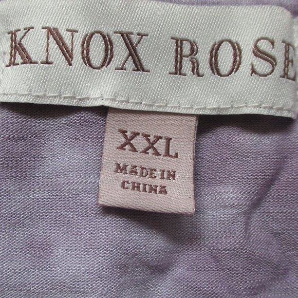 Knox Rose Purple Tie-Dye Sleeveless Dress Size XL-XXL - Picture 3 of 8